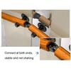 Wooden Handrail Grab Bar, Barrier-Free Non-Slip Stair Handrails, Wall Mounted Home Garden Corridor Lofts Decking Railings (Size : 30/50/80/100cm) view 4