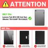 Case for Lenovo Tab M10 HD 2nd Gen 10.1 Inch 2020 Case TB-X306F/TB-X306X Premium PU Leather Folio Stand Cover with Pen Holder for Lenovo TabletRose Gold view 2