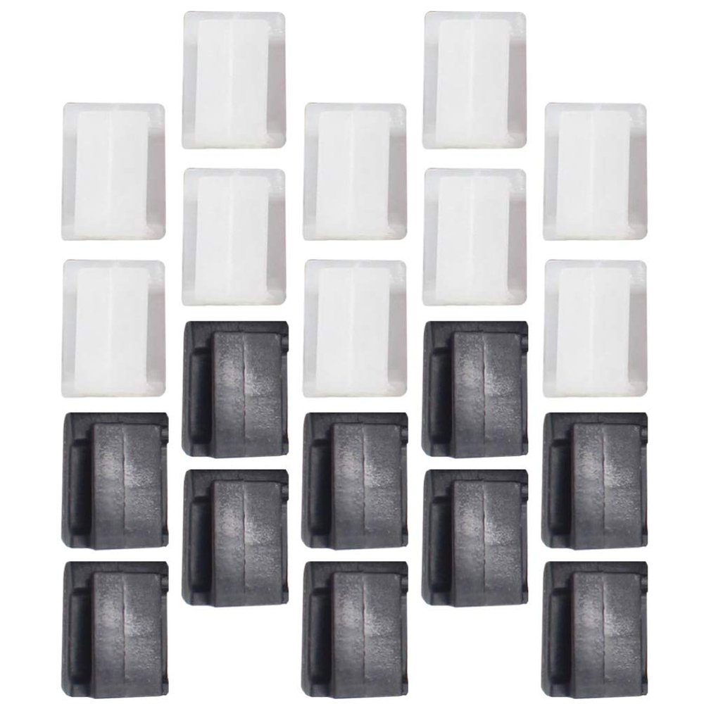 100pcs Self-adhesive Cable Clamp Holders Wire Fixed Buckles for Easy High Toughness Flexible Anchor Points for Use