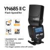 Yongnuo YN685II YN685 II Flash Speedlite, GN60 ETTL HSS + 2.4G Wireless Trigger System, Master Slave for Canon 5DIII 6DII 800D 77D 7D2 T4i T3i 1300D 70D view 3