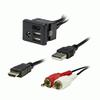 Carxtc Car Radio USB HDMI and Aux Retention Harness. Replace USB Input Port When Installing a New Stereo - 6 Foot Wiring view 1