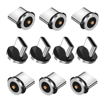 Raosky Magnetic Charging Tips Series (Type-c Tips)/10pc,Magnetic Type-C Tips,Just Charger Tips Without USB Cable&Non-Data