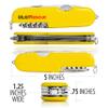 Maxam Auto Emergency Rescue Tool, Army Knife Includes Glass Breaker, Seat Belt Cutter and More view 2