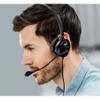 Adesso Xtream P1 Single-Sided USB Wired Headset with Adjustable Noise Canceling Microphone, Black view 2