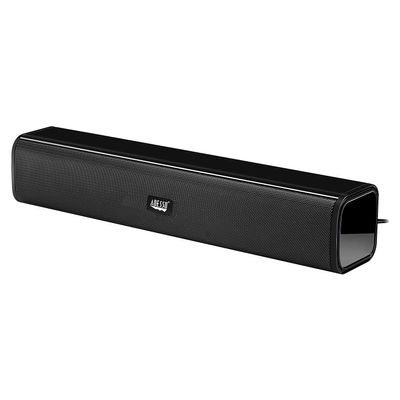 Adesso Xtream S5 USB Sound Bar Speaker for PC Desktop 5W x 2, Black