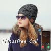 FashionLive Wireless Hat Music Beanie Headphones for Men Women Winter Warm Beanie Cap Wireless Music Headphone Sports Headset with Mic Handsfree Boys Girls Indoor Outdoor Earphone Earpieces view 4