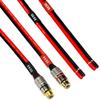 CNCESS CESS-063-3f Silicone Speaker Wire 14 AWG with Phono RCA Female Jack, 2 Channels (3 Feet) view 2