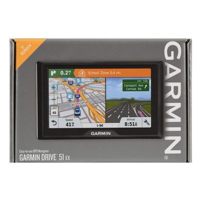 Garmin Drive 51 EX 5.0" GPS Navigator with Real Directions & Direct Access