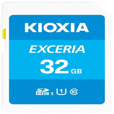 KIOXIA KLNEA032G Formerly Toshiba Memory SD Card, 32 GB SDHC UHS-I Class 10 Reading Speed, 100 MB/s Readable Speed, Genuine Japanese Product, 5 Years Manufacturer's Warranty