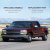 KARPAL Double Din Dash Bezel Cover Kit Compatible With 1999-2002 GMC Sierra Full-Size Trucks/SUV's Chevy Silverado Car Stereo Radio 15731974 15772850 view 2