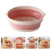 Cabilock Portable Foldable Wash Basin Draining Basket Fruit Container Vegetable Strainer Multi-purpose Kitchen Basket view 2
