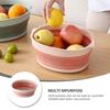 Cabilock Portable Foldable Wash Basin Draining Basket Fruit Container Vegetable Strainer Multi-purpose Kitchen Basket view 3