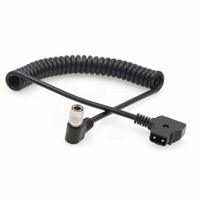 HangTon D-tap to Hirose 4-pin Right Angle Power Cable for MixPre 10 ll and Sound Devices 633 688 Mixer