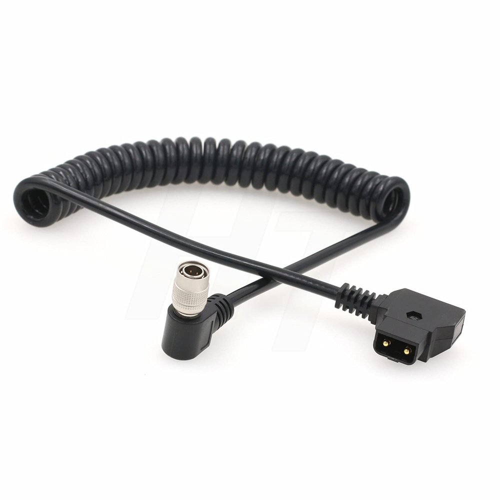 HangTon D-tap to Hirose 4-pin Right Angle Power Cable for MixPre 10 ll and Sound Devices 633 688 Mixer