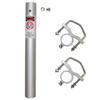 Tram 1480-B 200-Watt Dual-Band 2-Section Fiberglass Base Antenna with 50-Ohm UHF SO-239 Connector, 8-Ft. 4-in. Tall (Black) view 4