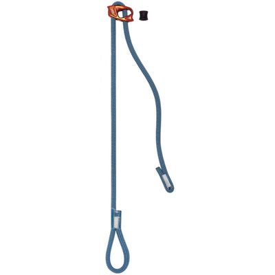 Petzl, Connect Adjust Lanyard Blue, Adjustable Single Lanyard for Climbing and Mountaineering