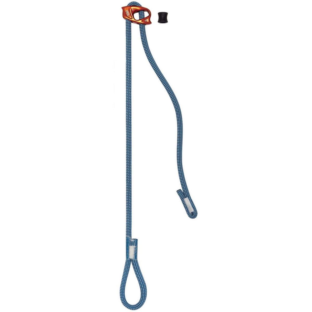 Petzl, Connect Adjust Lanyard Blue, Adjustable Single Lanyard for Climbing and Mountaineering