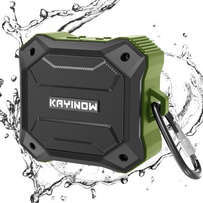 Portable Bluetooth Speaker with IPX7 Waterproofing and Shockproofing, TWS Stereo Pairing and Hands-Free Calling, 12H Playtime, Small Wireless Speaker for Outdoor Scenarios Travel Beach Shower