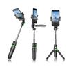 LanParte Selfie Stick Tripod Phone Stand all in 1 Portable Extendable Stabilized with Wireless Remote and LED Fill Light Compatible with iPhone12/12PRO/11/11PRO/XS Max/XS/XR/X/8P/7P/Samsung/Huawei,etc view 1