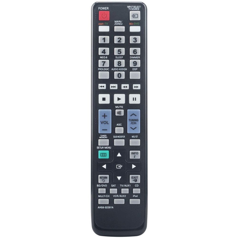 AH59-02297A Replacement Remote Control fit for Samsung DVD Home Theater System HW-C560 HWC550S HW-C560S HW-C900 HW-C900/XAA HW-C770BS HW-C550 HTBD1150 BD1200 BD1250 HTBD1255