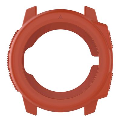 BabyValley Case Compatible with Garmin Instinct Case Cover Silicone Bumper Shell Protective Case for Instinct (Orange)