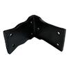 Adonai Hardware"Arah" Black Antique Iron L-Corner (Supplied as 12 Pieces per Pack) - Black Powder Coated view 2