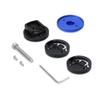 kwmobile 1x Bicycle Mount Compatible with Garmin Edge/Bryton Rider/CatEye - Set of 1 Top Cap Mounts for Bike GPS Navigation view 1