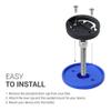 kwmobile 1x Bicycle Mount Compatible with Garmin Edge/Bryton Rider/CatEye - Set of 1 Top Cap Mounts for Bike GPS Navigation view 3