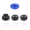 kwmobile 1x Bicycle Mount Compatible with Garmin Edge/Bryton Rider/CatEye - Set of 1 Top Cap Mounts for Bike GPS Navigation view 4