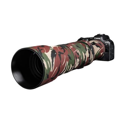 easyCover - Silicone Camera case - Protection for Your Camera Canon RF 800mm f/11 is STM Lens - Camouflage
