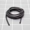 Cable Protector Animal Proof Wire Repair, Cord Protector for Pets Headphone Saver Spiral Cable Wrap Strain Relief, Cord Sleeve for Phone Cable USB Date Cable, 60 inches, 2 pcs, Black view 2