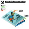 Dteck Case for Samsung Galaxy Tab S6 Lite Case, PU Leather Slim Flip Folio Multi-Angle Stand Auto Wake/Sleep Smart Wallet Cover for Samsung Galaxy Tab S6 Lite 10.4 inch 2020/2022, Turtle view 3