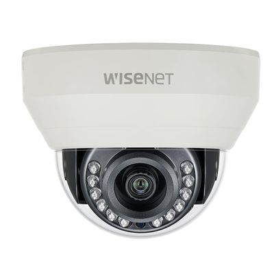 Hanwha Techwin HCD-7010RA 4MP AHD or CVBS HD+ Indoor Dome Camera, 2.8mm Fixed Lens,2560 x 1440 Resolution at 30 fps Compatible with HRX- Series DVRs