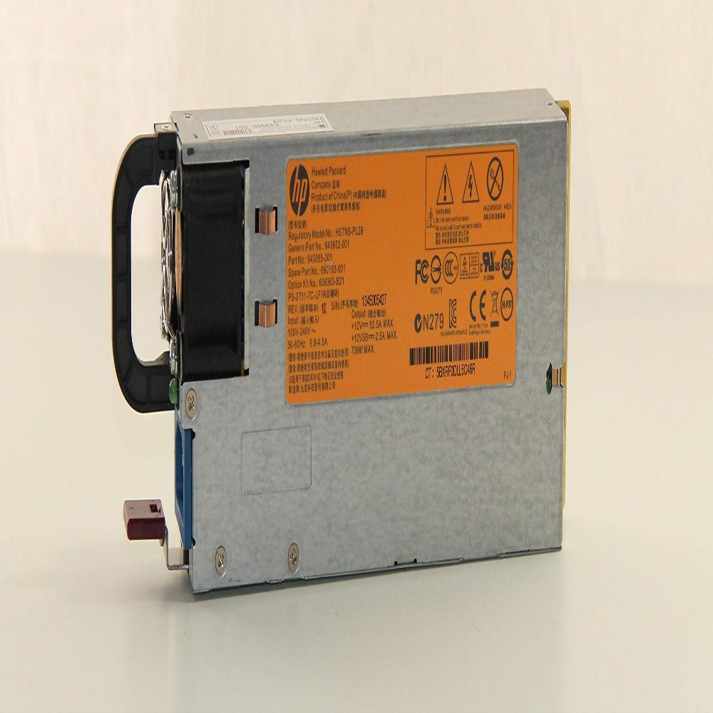 Hewlett-Packard HP 643955-201 HPQ 750W CS Platinum Power Supply (Renewed)