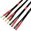 CNCESS CESS-029-6f Male Banana Plug to Female Banana Jack Speaker Extension Cable, Silicone Cable, 2 Pack (6 Feet) view 3