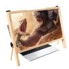 SMIXLVY Laptop 3D 21 Inch Laptop Computer Screen Magnifier, Laptop Computer Screen Magnifier Expanders Bracket Magnifiers Ultra-Clear Projector Screen Magnifying, Portable Amplifier Desktop view 1