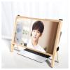 SMIXLVY Laptop 3D 21 Inch Laptop Computer Screen Magnifier, Laptop Computer Screen Magnifier Expanders Bracket Magnifiers Ultra-Clear Projector Screen Magnifying, Portable Amplifier Desktop view 2