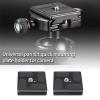 Micro Traders 2Pcs 40mm Quick Release Plates PU40 Camera Camcorder Tripod Ballhead QR Plate Holder with 1/4Inch Screw Universal view 2