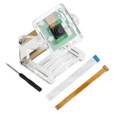 FREENOVE 5MP Camera for Raspberry Pi 5 4 B 3 B+ A+ Zero 2 W with Adjustable Holder and Ribbon Cable, 62 Viewing Angle, 1080P 720P Output