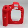 R6 Case, BolinUS Fullbody Ultra-Thin Lightweight Rubber Soft Silicone Housing Case Bag Cover for Canon EOS R6 (Red) view 2