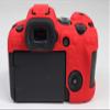 R6 Case, BolinUS Fullbody Ultra-Thin Lightweight Rubber Soft Silicone Housing Case Bag Cover for Canon EOS R6 (Red) view 4