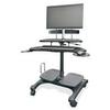 Sit & Stand Mobile Workstation view 1