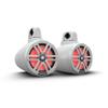 Rockford Fosgate M2WL-8 Color Optix Multicolor LED Lighted 8" 2-Way Marine Wake Tower Cans & Speakers 250 Watts RMS / 1000 Watts Peak with Stainless & Sport Grilles, Mounting Hardware - White (Pair) view 1