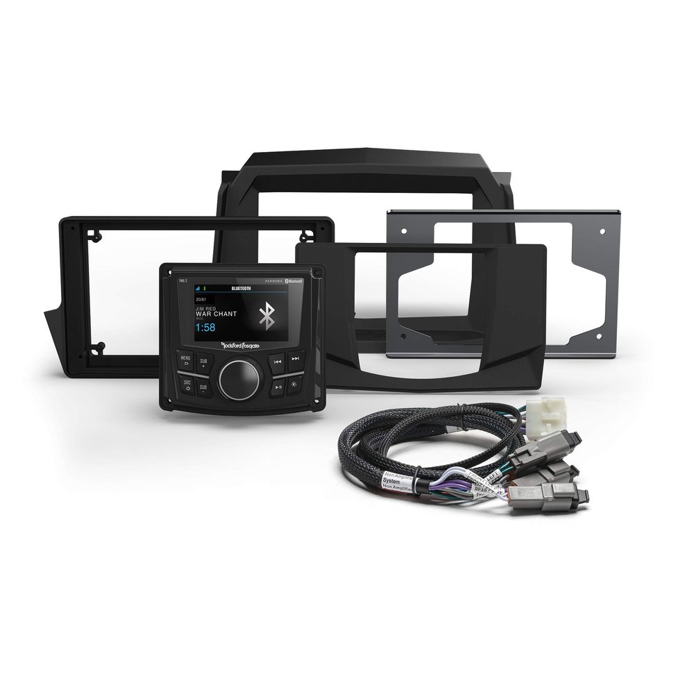 Rockford Fosgate RZR14-DK Upper & Lower Dash Kit for PMX-1, PMX-2, PMX-3 or PMX-8DH on Select Polaris RZR Models