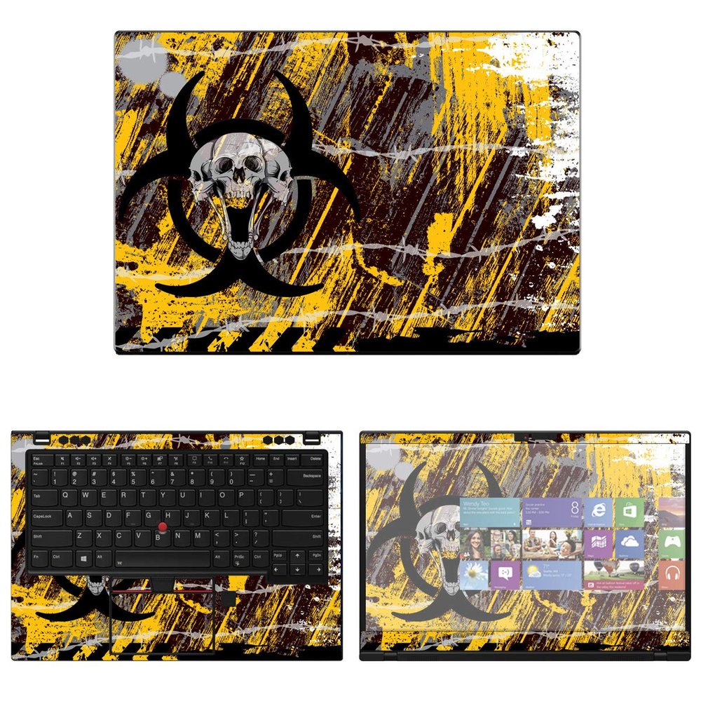 Decalrus - Protective Decal Skin Sticker for Lenovo ThinkPad X1 Carbon 8th Gen. (14" Screen) case Cover wrap LEthkpadX1crbn_8GEN-2