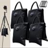 Eurmax USA Saddle Design Water Weight Bag Heavy Duty Water Saddlebag Portable Water Bags Outdoor Weights Photo Video Studio Stand 4-Pack(Black) view 2