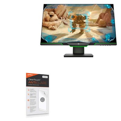BoxWave Screen Protector Compatible with HP 25X - ClearTouch Anti-Glare (2-Pack), Anti-Fingerprint Matte Film Skin