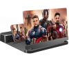 ARCH Screen Magnifier for Cell Phone,Home Theater with 3D Glasses and Built-in Speakers, Phone Screen Amplifier,3D Screen Enlarge Video Movie,Portable Phone Projector for All Smartphones view 1