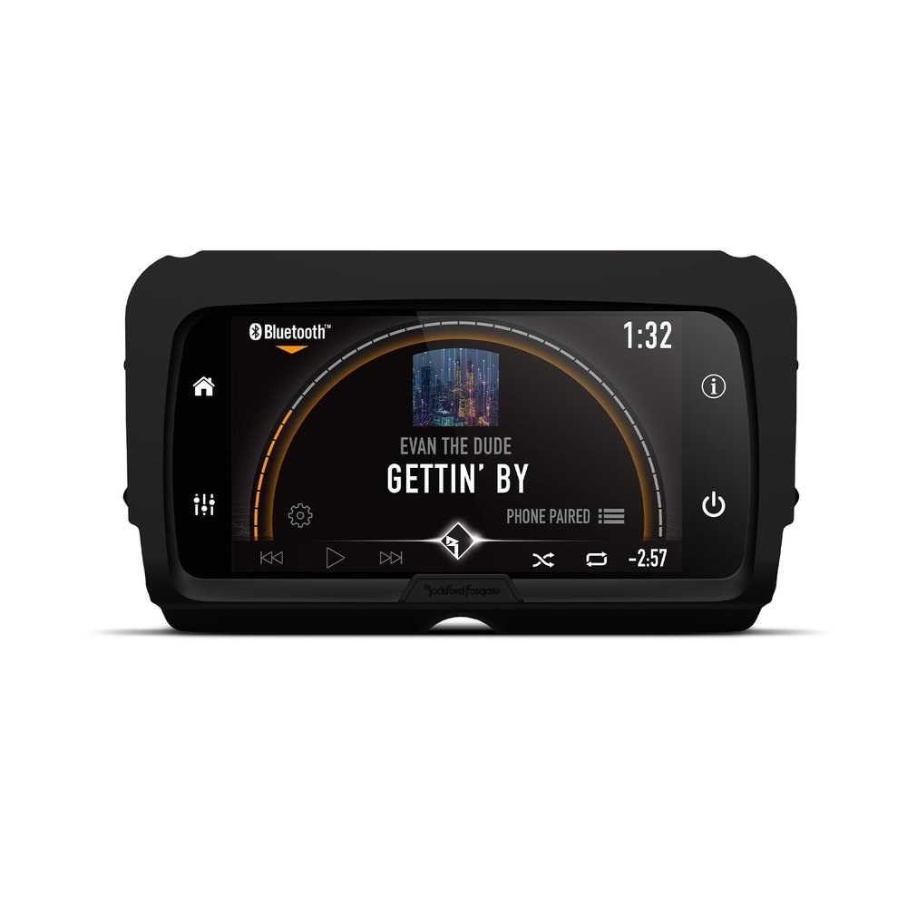 Rockford Fosgate PMX-HD14 Punch Marine Grade, Direct Replacement Digital Media Receiver and Infotainment Source Unit for Select 2014-2023 Harley-Davidson Models