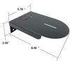 Jingchengmei Portable Electronic Device Mount, Black, Wall Mount Bracket, Compatible with PTZ Cameras, Loading Weight Capacity: 8 Pounds view 3